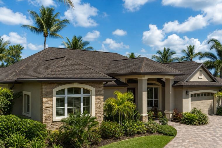 Architectural shingle roof